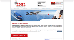 Desktop Screenshot of lmsl-shipping.com