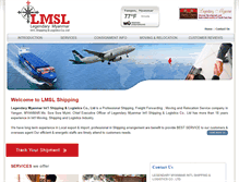 Tablet Screenshot of lmsl-shipping.com